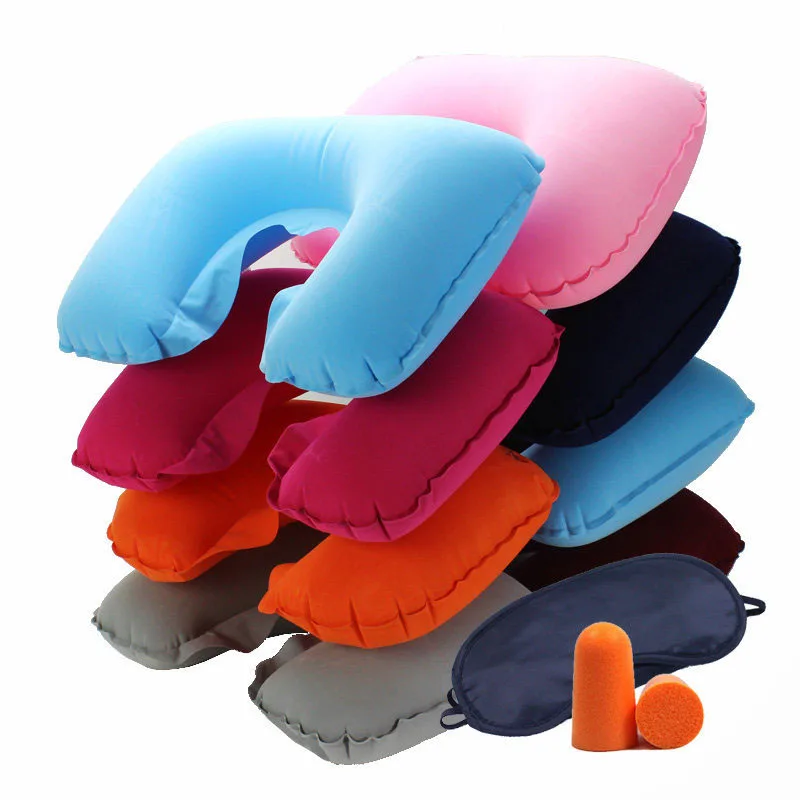 U Shape Travel Pillow Eye Mask Ear Travel Set Soft Travel Pillow Layer u shape travel pillow eye mask ear travel set soft travel pillow layer