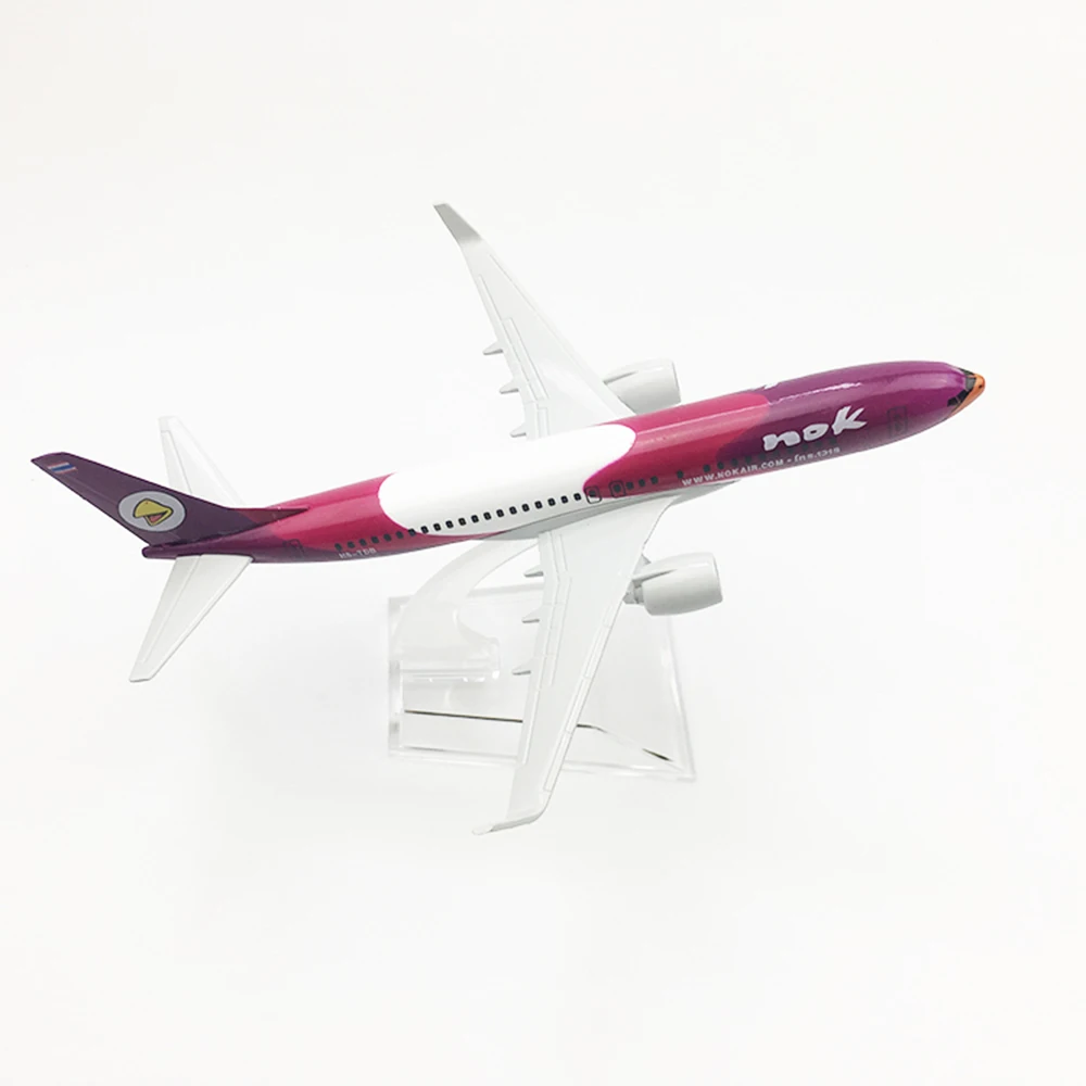 1/400 масштаб самолета Boeing 737 Таиланд Nok Air 16 см СПЛАВ самолет B737 детские игрушки Детский подарок для коллекции