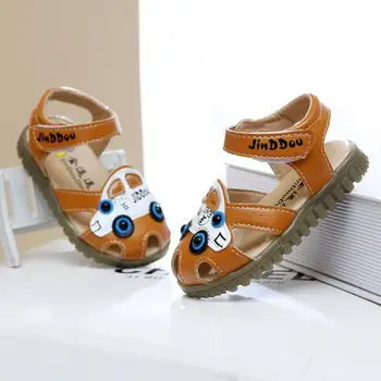 

Boy Sandals for Children's 2020 New summer cartoon car children baby boy sandals breathable slip-resistant girl Casual shoes