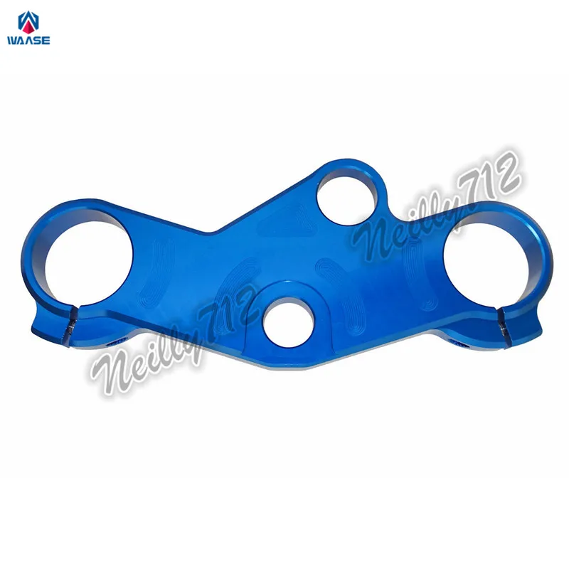 Triple Tree Top Clamp for SUZUKI K1 Blue B