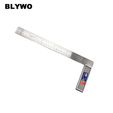 12 дюймов Нержавеющая сталь прямо приспособление с измерительной линейкой; с углом 90 градусов метрических и дюйма угловая плоскость линейка