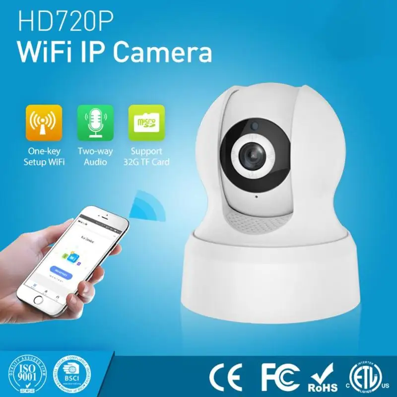 NEO WiFi IP Wireless Smart HD Automatic Camera Work with Alexa Echo Google 1/4