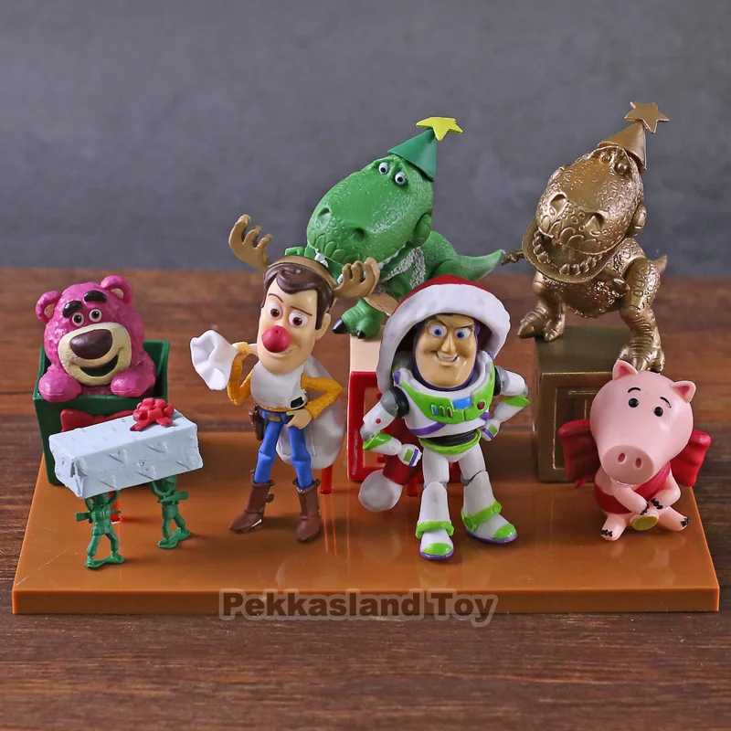 

Toy Store Action Figures 7pcs/set Woody Buzz Lightyear Collectible Toys