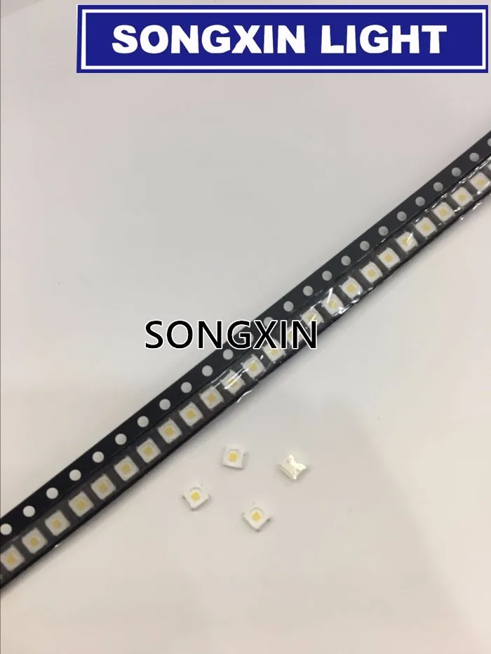 500 шт. специальная светодиодная подсветка флип чип LED 1 5 Вт 3 в 3228 2828 SPBWH1322S1KVC1BIB