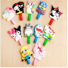 1 piece cute cartoon shape silicon rubber Home Storage Hook wall mounted decorative bag holder clothes hanger trinket rack