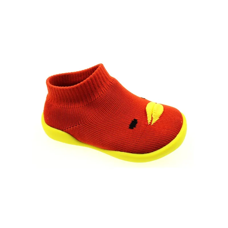 

Baby socks shoes duck figure winter thickening warm plus velvet toddler soft bottom Korean casual shoes