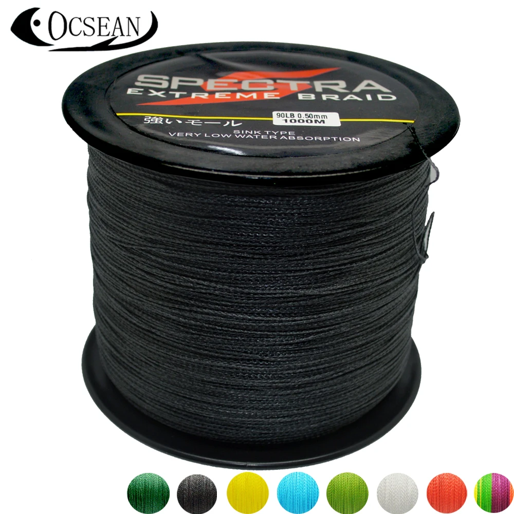 HERCULES Lenza Da Pesca Rossa Che Non Sbiadisce 4 Fili