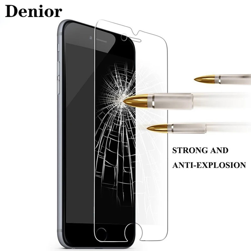 

9H 2.5D 0.26mm Premium Tempered Glass Guard For iPhone X 7 Plus 7Plus 8 6 6s Plus 5 5s 5c SE 4 4s LCD Screen Protector Film