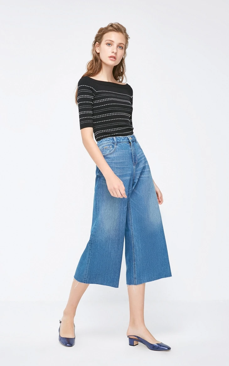 Vero Moda новые женские свободные джинсы с необработанными краями из хлопка | 31836I514