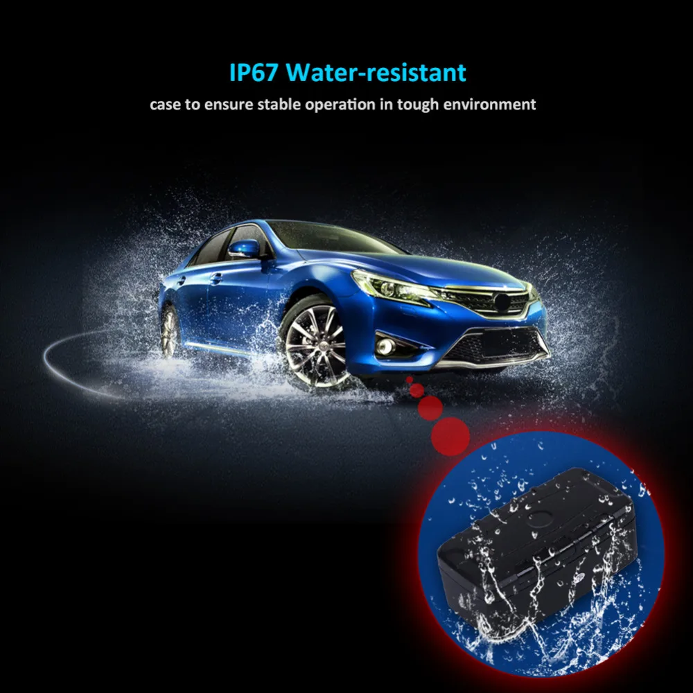 Car GPS Tracker LK209C 20000mAh Battery Real Time Vehicle Locator Powerful Magnet Standby Time 240 Days Waterproof IP67