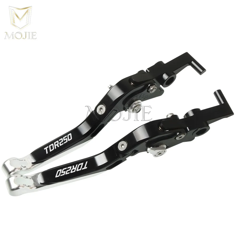 Для Yamaha TDR250 TDR 250 1988-1992 1989 1990 1991 ЧПУ Алюминий мотоцикла Складной Выдвижная Регулируемая сцепные рычаги набор - Цвет: Silver