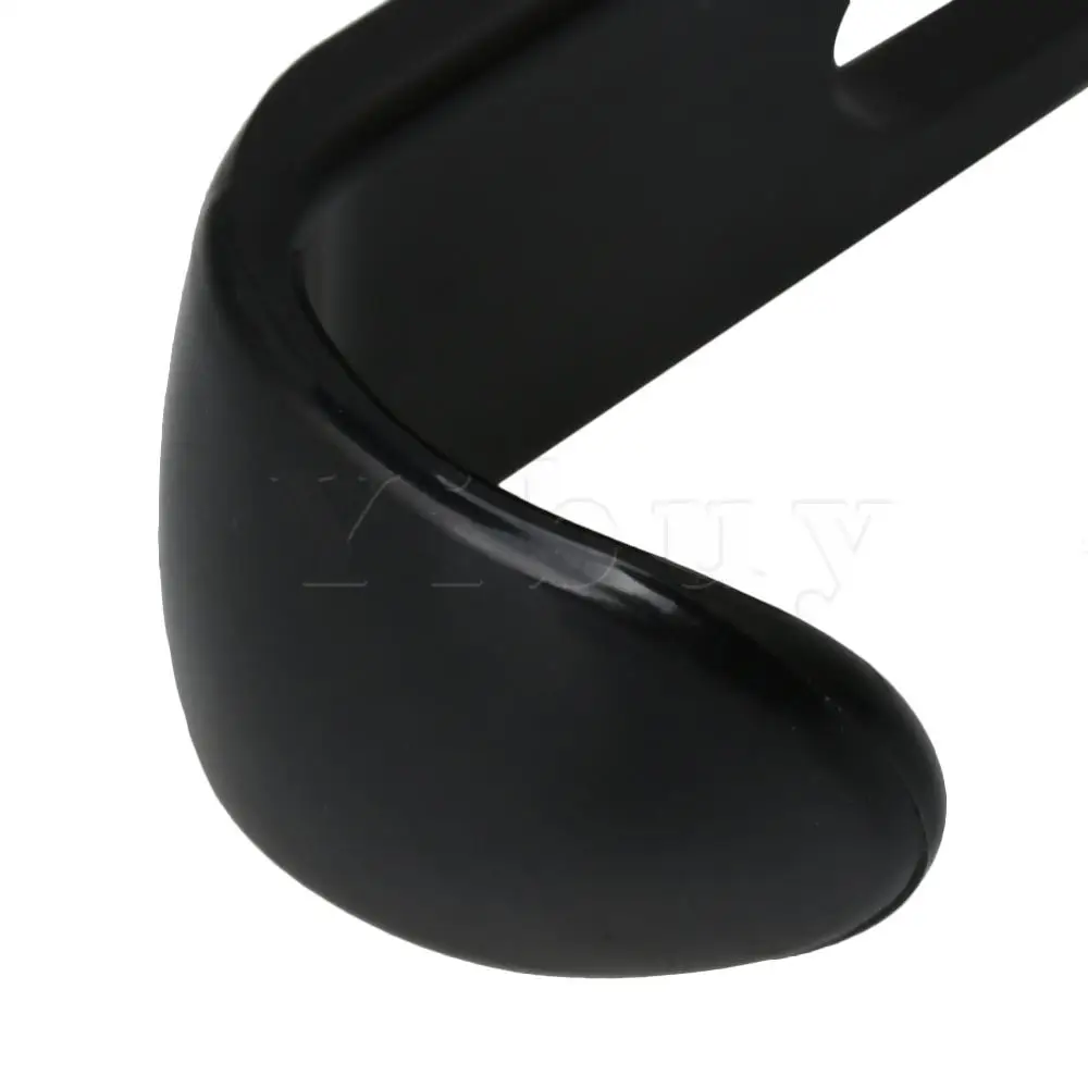 Yibuy Пластиковый черный саксофон крючок под большой палец подставки подушки большой палец поддерживает набор для саксофона запчасти аксессуар