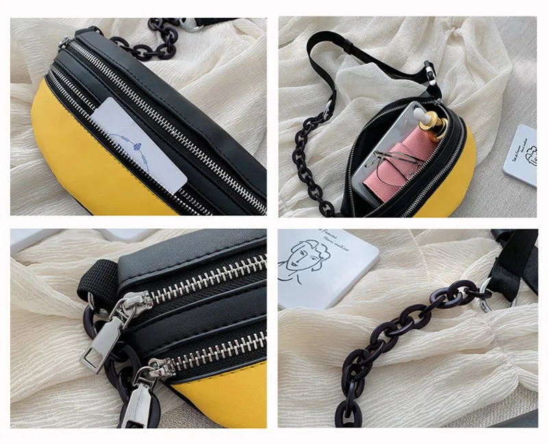 Senhoras Cadeia Saco Crossbody Pacote de Cintura