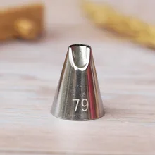 79 маленький размер хризантемы Насадки для украшения кексов украшения инструменты из нержавеющей стали Насадки Кондитерские инструменты