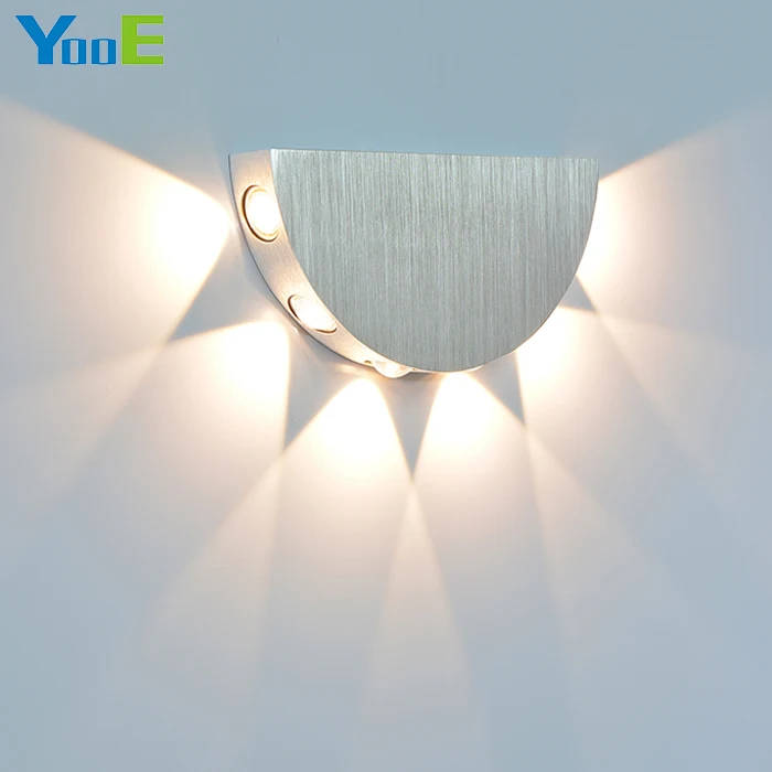 YooE 6W Indoor LED Wall Lamp AC110V/220V Decorate Wall Sconce Cold / Warm White Bedroom Reading LED Wall Light YooE 6W Indoor LED Wall Lamp AC110V/220V Decorate Wall Sconce Cold / Warm White Bedroom Reading LED Wall Light