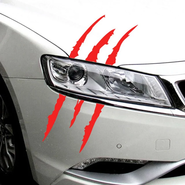 Car Styling Monster Sticker Scratch Stripe Claw Marks Car Stickers Auto
