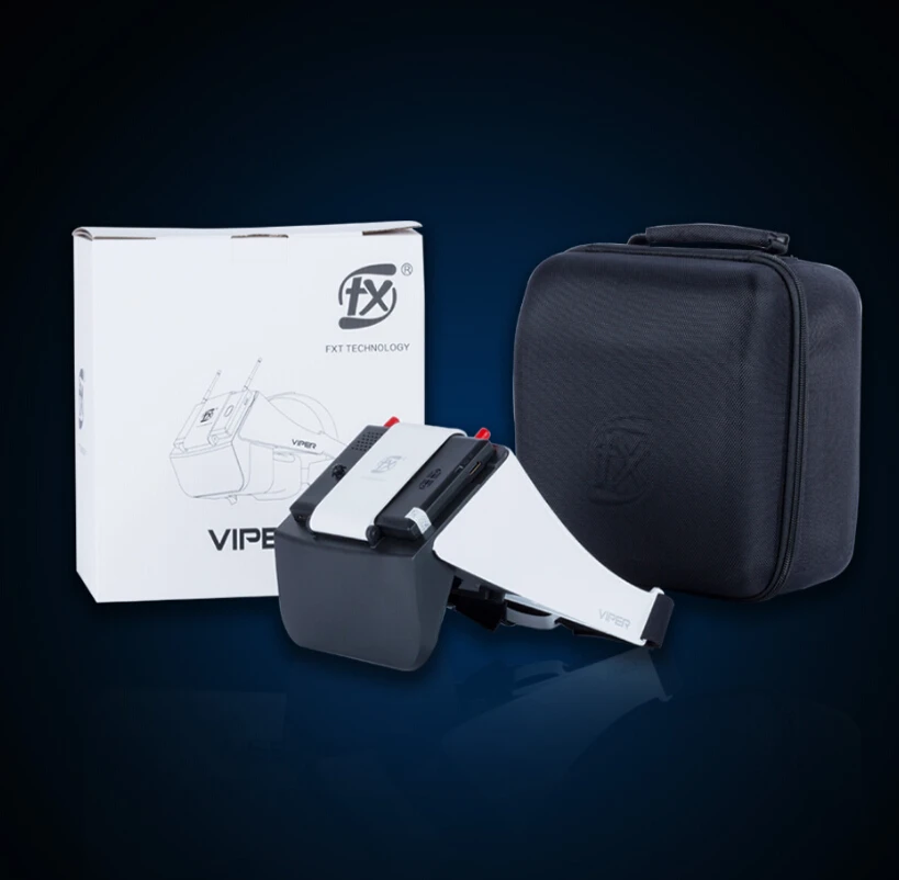 Разнообразные HD FPV очки FXT VIPER 5 8G с DVR встроенным рефрактором для фотокоптера