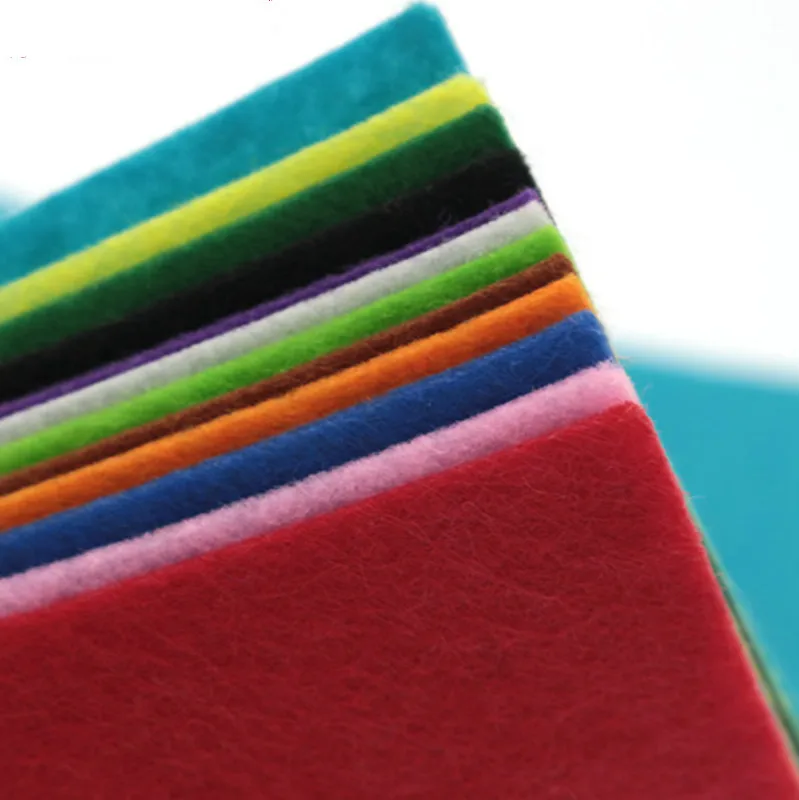 

40x50cm 1mm Polyester Nonwoven felt Cloth For baby DIY Craft Handmade Sewing bag Pillow Felt Fabric