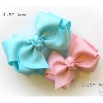 

50 BLESSING Good Girl 3.25"/4.5" Boutique Hair Bow Clip 5 Style