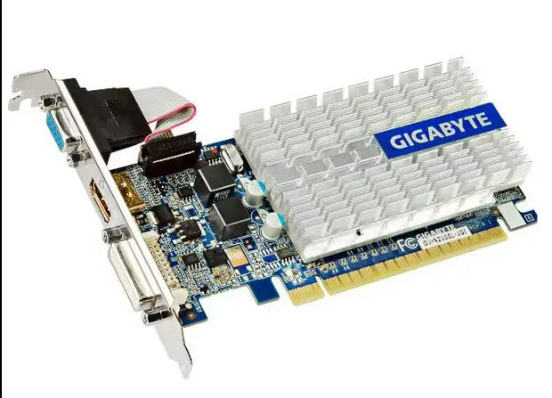 

New original for GIGABYTE GV-N210SL-1GI 520MHz / 1200MHz 1GB DDR3 64bit GT210 graphics card