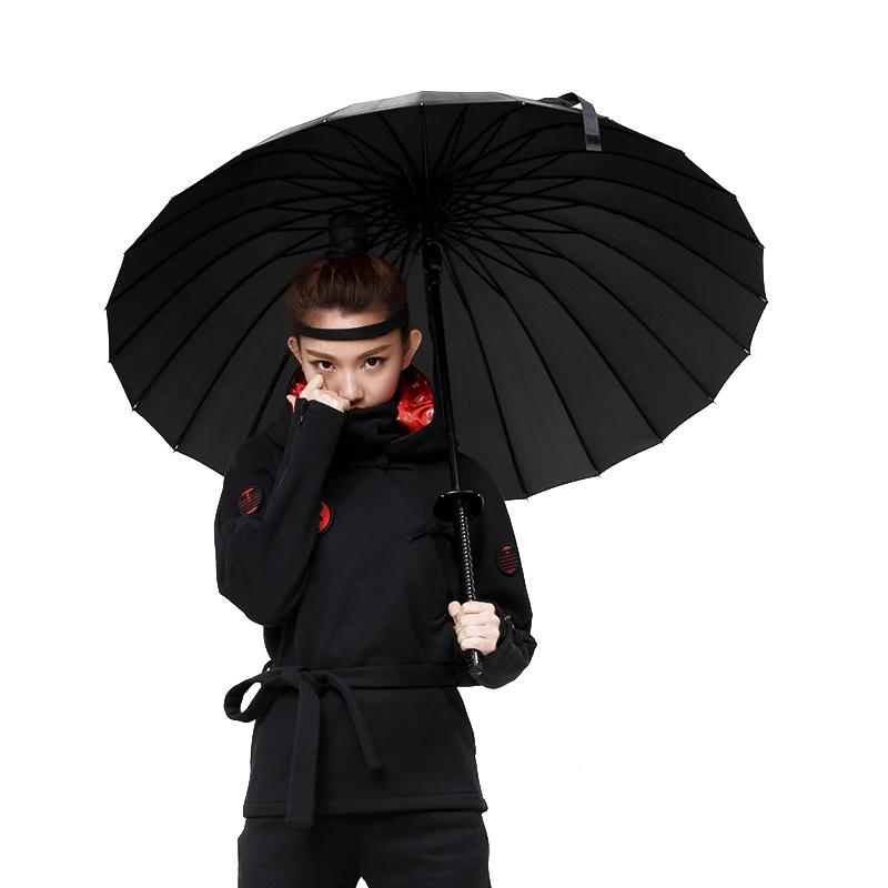Бренд LIKE RAIN, японский самурайский зонтик, меч ниндзя, зонтик от дождя, женские полуавтоматические ветрозащитные зонты с длинной ручкой UBY49