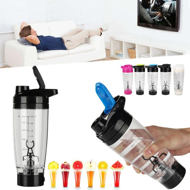 Best Portable Vortex Electric Protein Shaker Mixer Bottle Detachable Cup