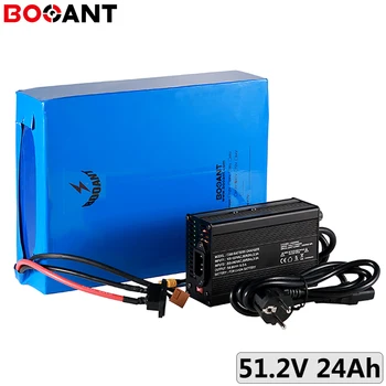 

51.2V 24Ah ebike LiFePo4 battery for 48V Bafang 500W 750W 1000W motor 51.2V electric bike battery EU US Free Taxes / Customs