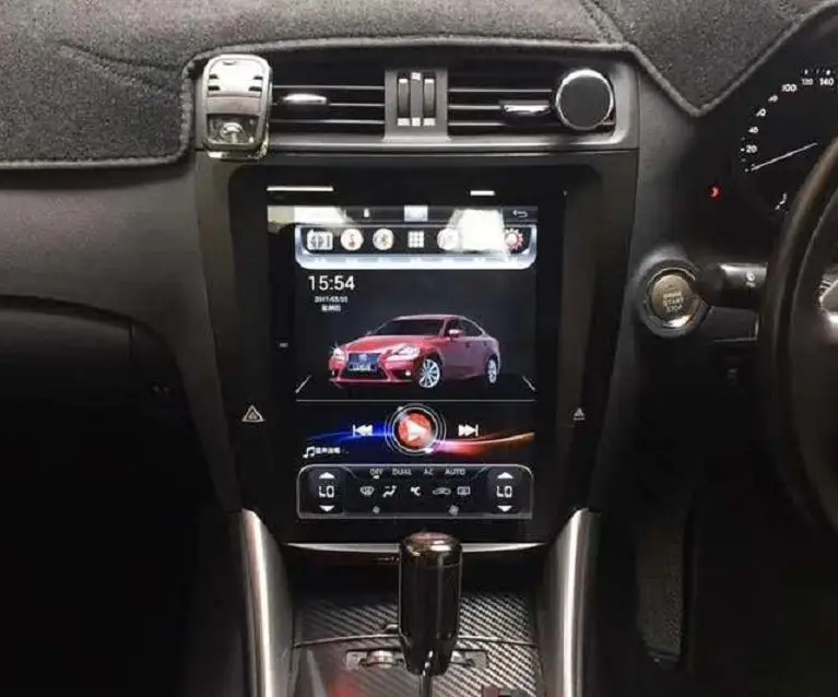 LaiQi 10," четырехъядерный автомобильный dvd-плеер 1280x768 вертикальный экран Tesla стиль 32 ГБ rom Стерео gps навигация Радио для Lexus IS250