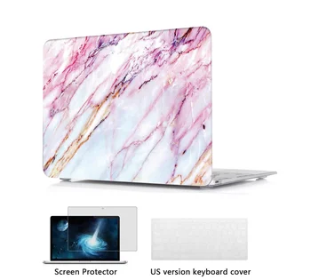 

Plastic Laptop Shell Case keyboard Cover+Screen Film ONLY For New Alppe Macbook 13Air With Reitna Touch ID Model: A1932