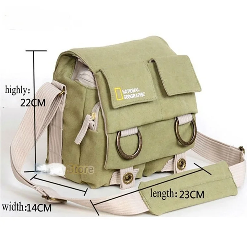 Skup Profesjonalne narodowy geograficzny torba na aparat dslr uniwersalny dla Nikon D5000 D5100 D3000 d5300 do canon 550D 660D 500D 700d lustrzanek