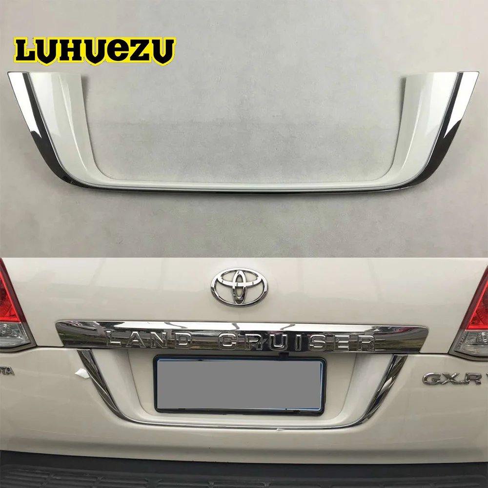  3 Color ABS Rear License Frame Plate Cover Chrome with Painting For Toyota Land Cruiser 200 FJ 200  - 32844563834