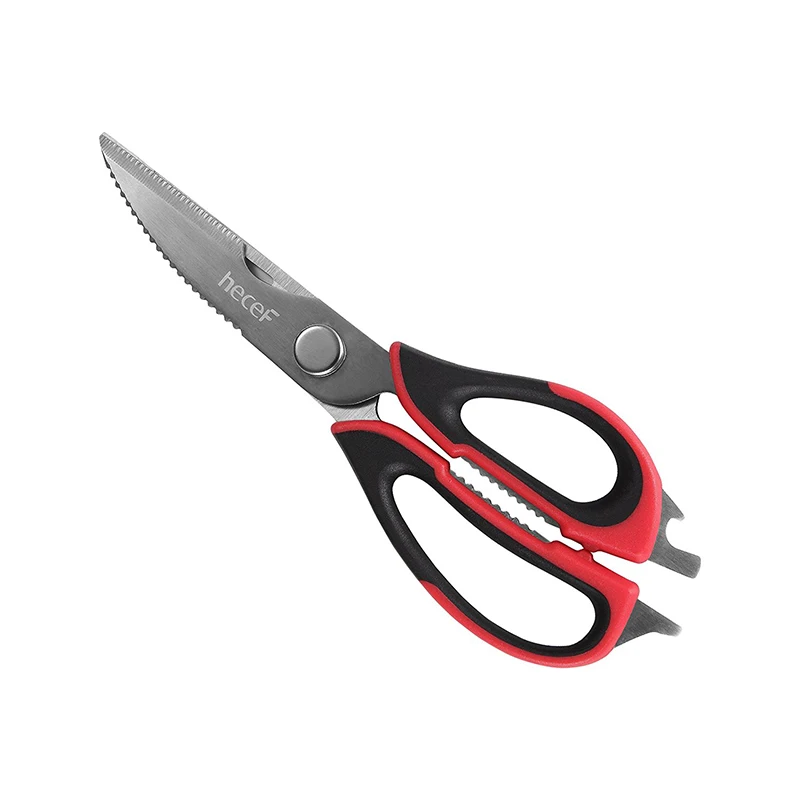 

Hecef Chicken Shears,Utility Kitchen Stainless Steel Scissors Shears for Fish,Poultry Bone,Poultry,Meat,Vegetables Cooking Shear