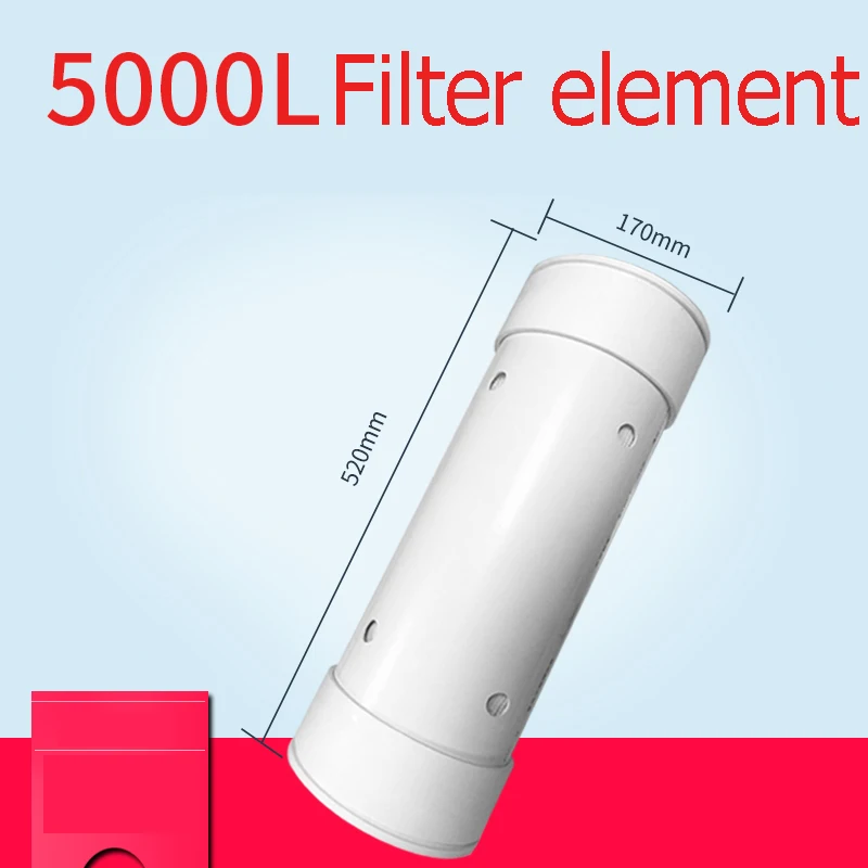 5000l/h Water Filter Spare Part Large Capacity Pvc Uf Filter Element
