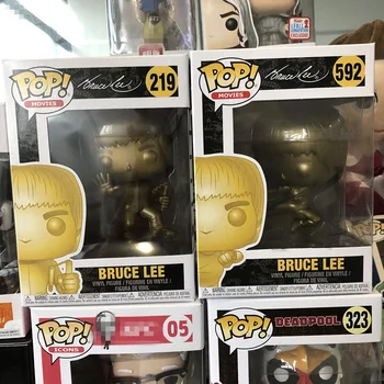 

Exclusive Official Funko pop Movies: Game of Death - Flying Man Bruce Lee Gold Vinyl Action Figure Collectible Model Toy In Box