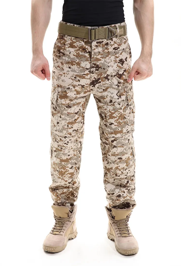 Штаны боевой армии брюки с высокое качество камуфляжные штаны открытый спортивные штаны - Цвет: Digital Desert