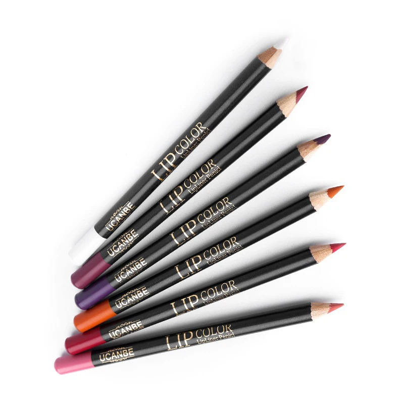 BearPaw 12 Цвет Matte Lip Liner Набор Водонепроницаемый прочного Бархатный Rouge Макияж