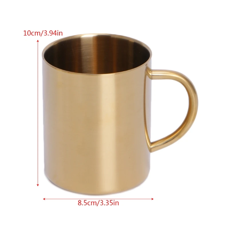 Золото/латунь покрытием из нержавеющей стали с двойными стенками чашки для вина и стакан кофе