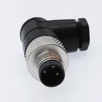 M8 sensor connector waterproof male&female plug straight angle screw threaded coupling 3pin 4pin - Image 5