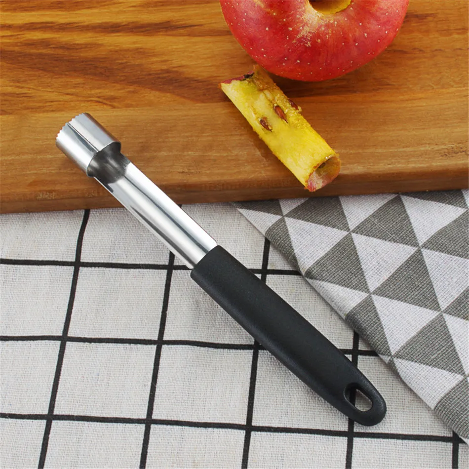 Hot Sale! Black Stainless Steel Fruit Apple Pear Corer remover Slicers Cutter Kitchen Tool high quality Hot Sale! Black Stainless Steel Fruit Apple Pear Corer remover Slicers Cutter Kitchen Tool high quality