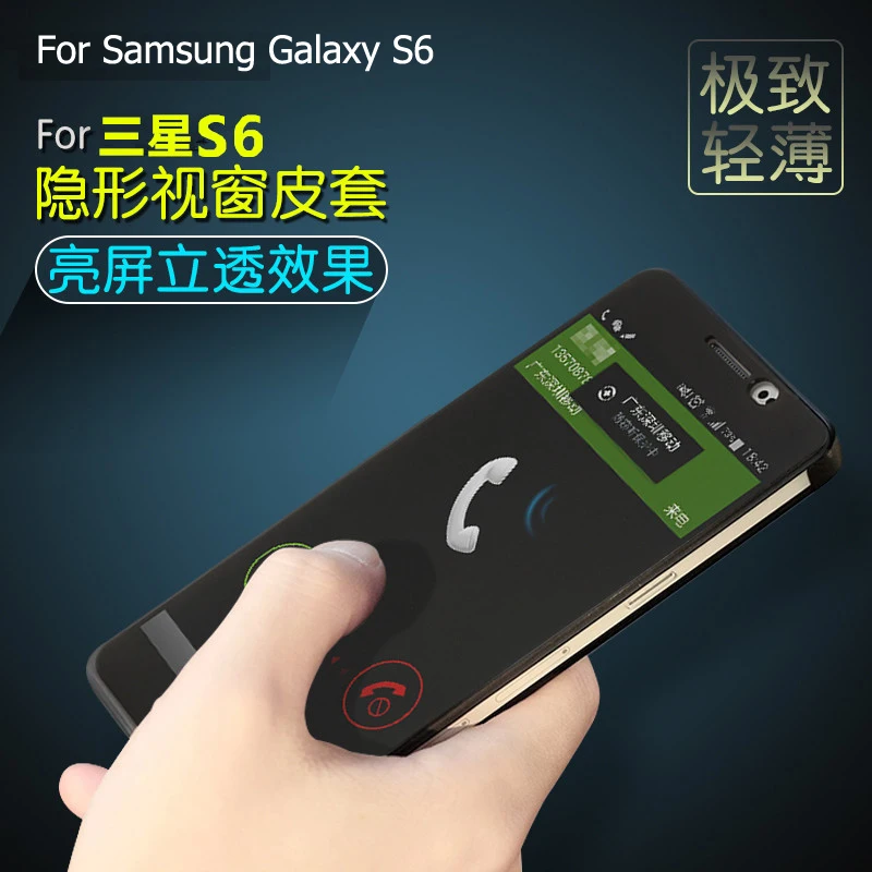 bilder für Neue Für Samsung S6 G9200 Flache Bildschirm Original Berühmte Marke telefon Fall Abdeckung Für Samsung GALAXY S6 Unsichtbare volle ansicht fenster bilder für Neue Für Samsung S6 G9200 Flache Bildschirm Original Berühmte Marke telefon Fall Abdeckung Für Samsung GALAXY S6 Unsichtbare volle ansicht fenster
