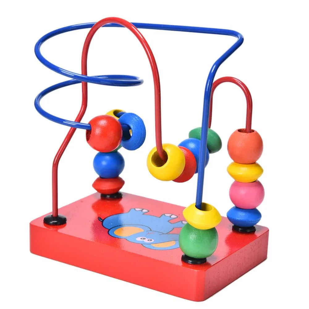 blocks on wire toy