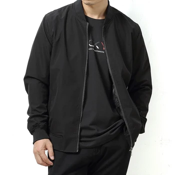 

2018 NEW large size 8XL 7XL 6XL 5XL Breathable Mens Jackets Casual Cozy Male Jacket Solid Spring And Autumn Jackets Man