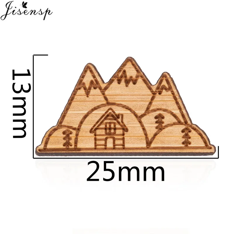 Jisensp милые деревянные броши таксы для женщин и мужчин, заколка для воротника, Классическая заколка на шарф в виде собаки, Женские Ювелирные изделия из сплава металла, подарки - Окраска металла: mountain brooch