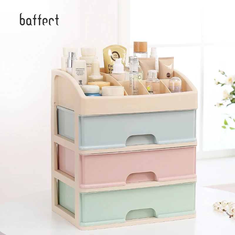 New Multi Layer Makeup Organizer Plastic Box Multi use ...