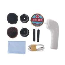 Ручной зарядка через usb Интерфейс автоматический электрический обуви щетка обуви полировщик