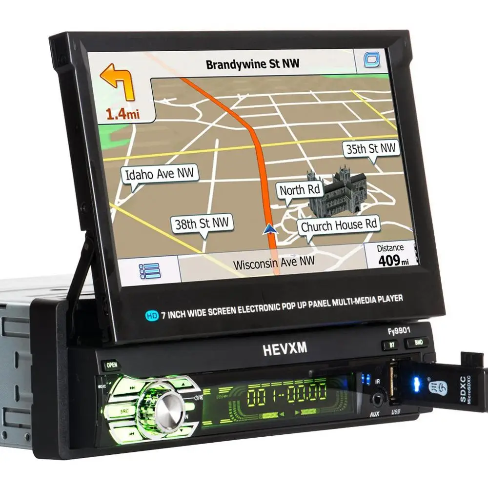 

Car Audio And Video Hands-Free Media Player Navigation Integrated Machine 9901