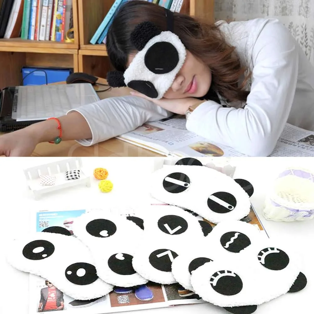 Новые милые маски для сна с пандой, маска для сна с пандой, повязка на глаза