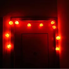 Праздничный светильник 16 Светодиодный свет на Хэллоуин, привидения, товары для дома, украшение бара, тыква, световая гирлянда