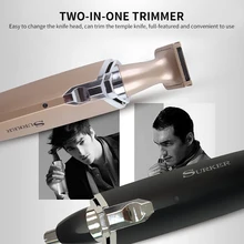 2в1 электрический триммер для ушей и носа, Мужская бритва, инструменты для удаления волос, мужская бритва для удаления волос, бритва, машинка для чистки бороды, Новинка