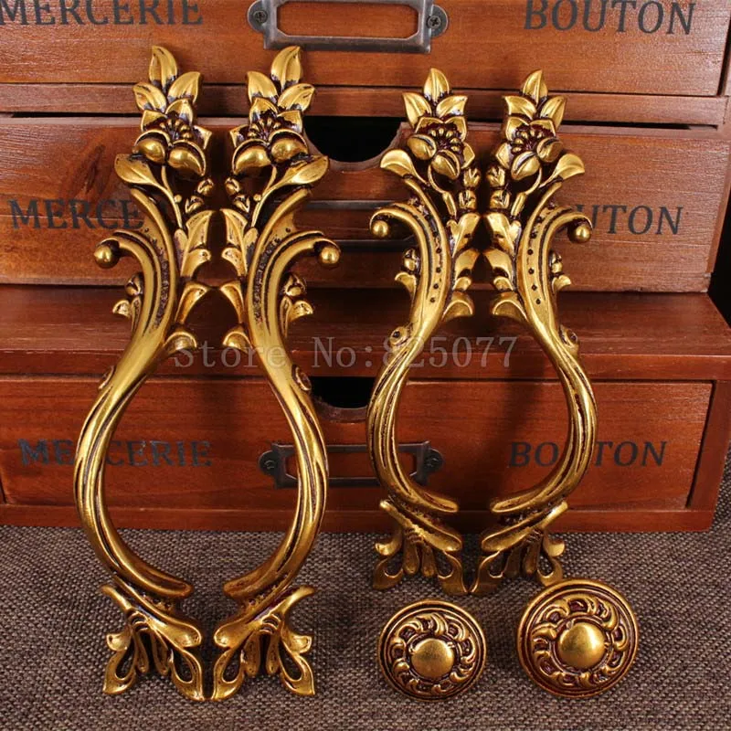 4PCS/lot Cabinet Knobs Antique Kitchen Door Handle...